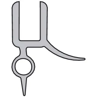 Rysunek techniczny spojlera drzwiowego, hansgrohe
