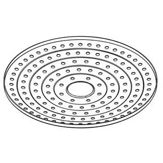 Rysunek techniczny głowicy prysznicowej, hansgrohe