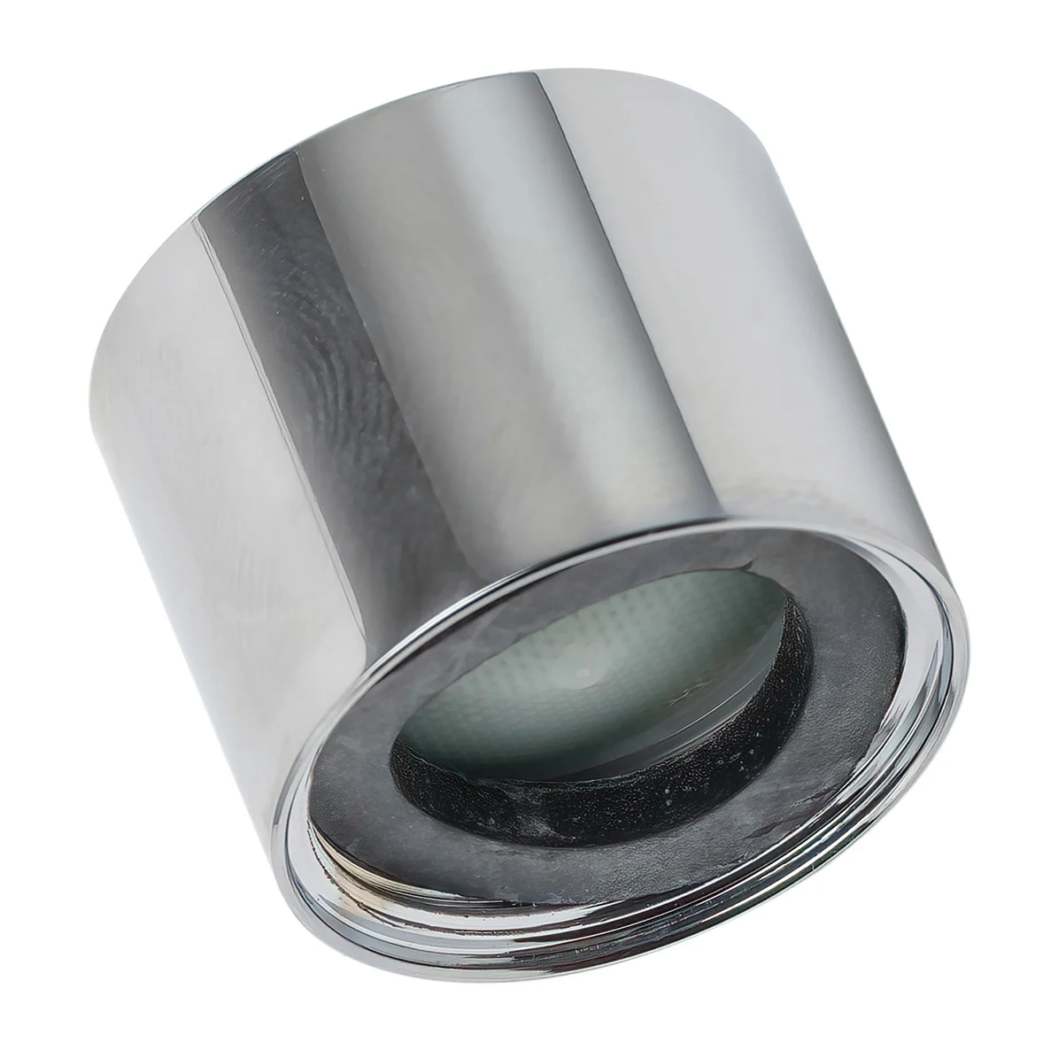 Chromowany aerator w widoku bocznym, hansgrohe