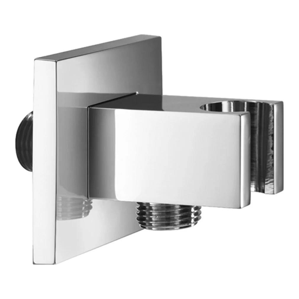 Herzbach LIVING SPA Wandanschlussbogen mit Konushalter