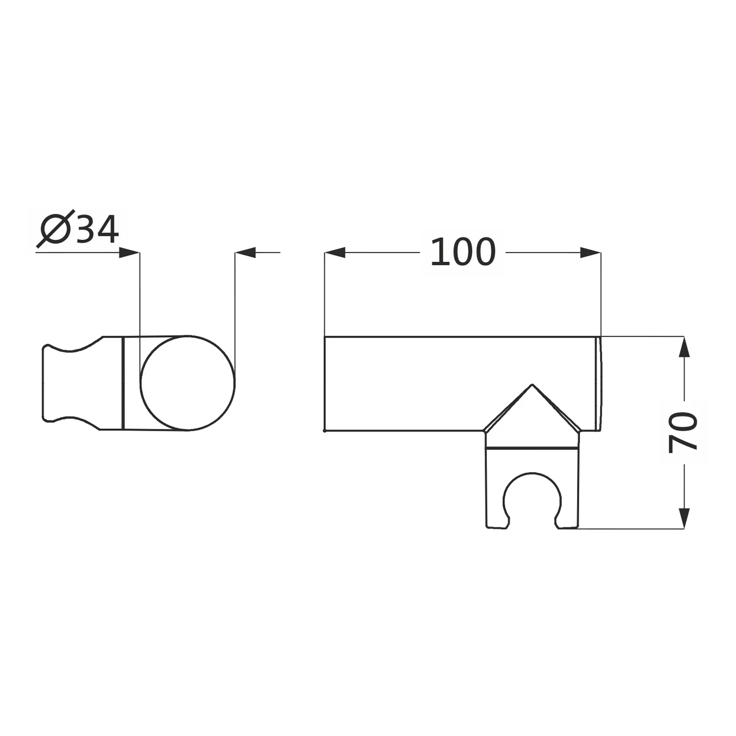 Herzbach LIVING SPA Brausehalter Bild 2