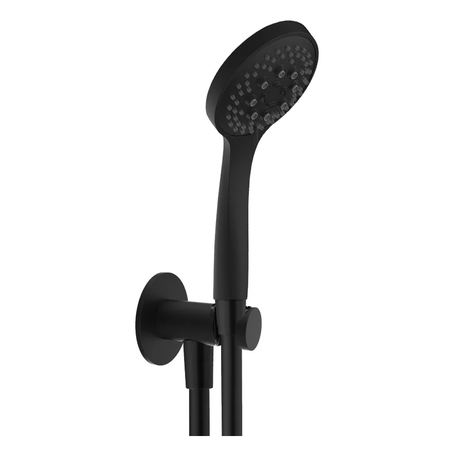 Herzbach LIVING SPA Brauseset mit Wandanschlussbogen und Handbrause Multifunktion