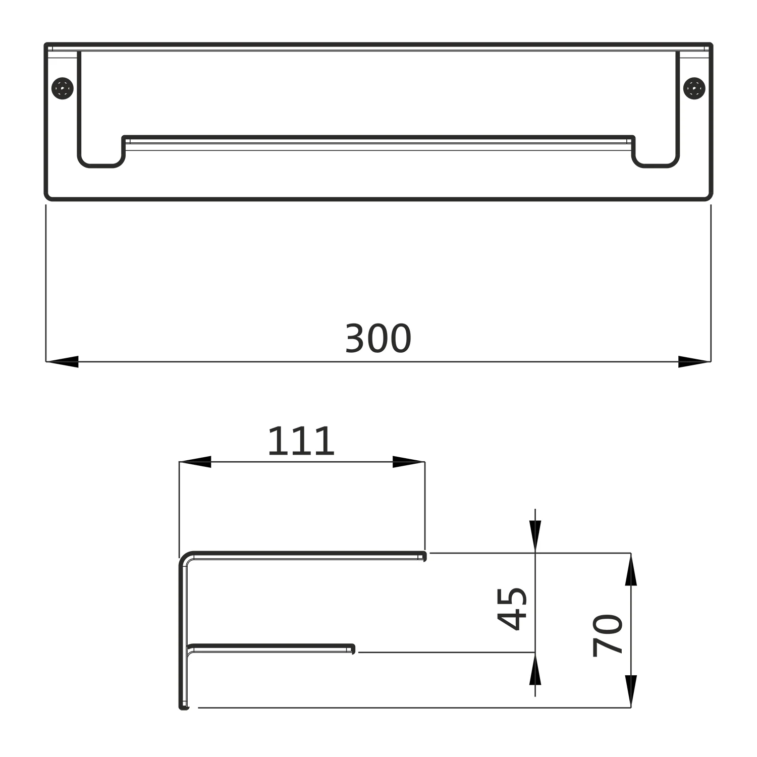 Herzbach LIVING Wandablage 30 cm Bild 2