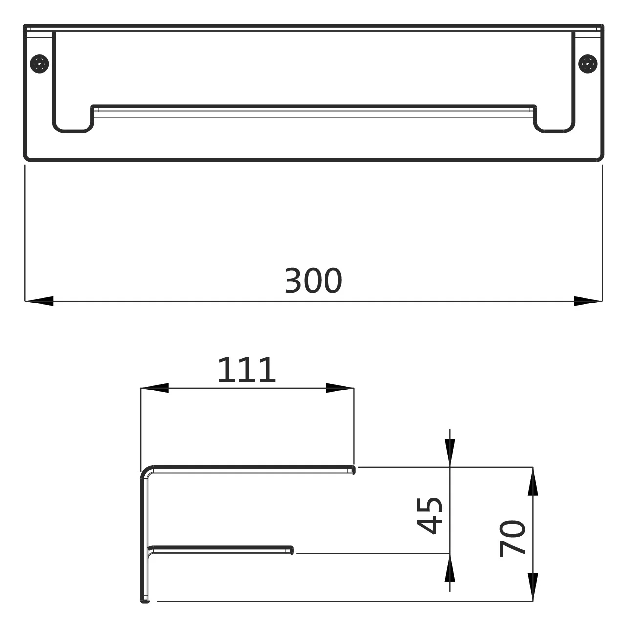 Herzbach LIVING Wandablage 30 cm Bild 3
