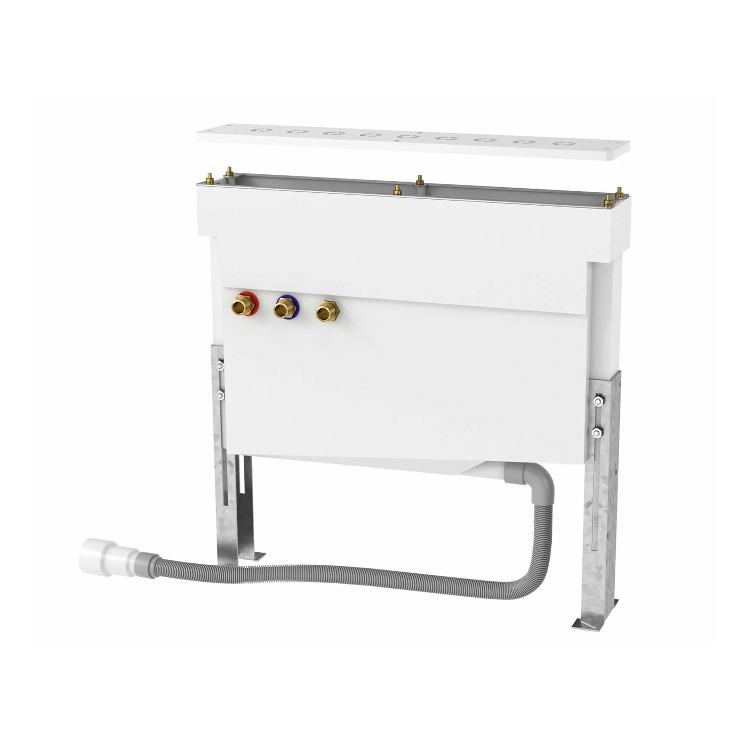 Herzbach LOGIC Montagegestell für Fliesenrandarmaturen ohne Armaturenblende