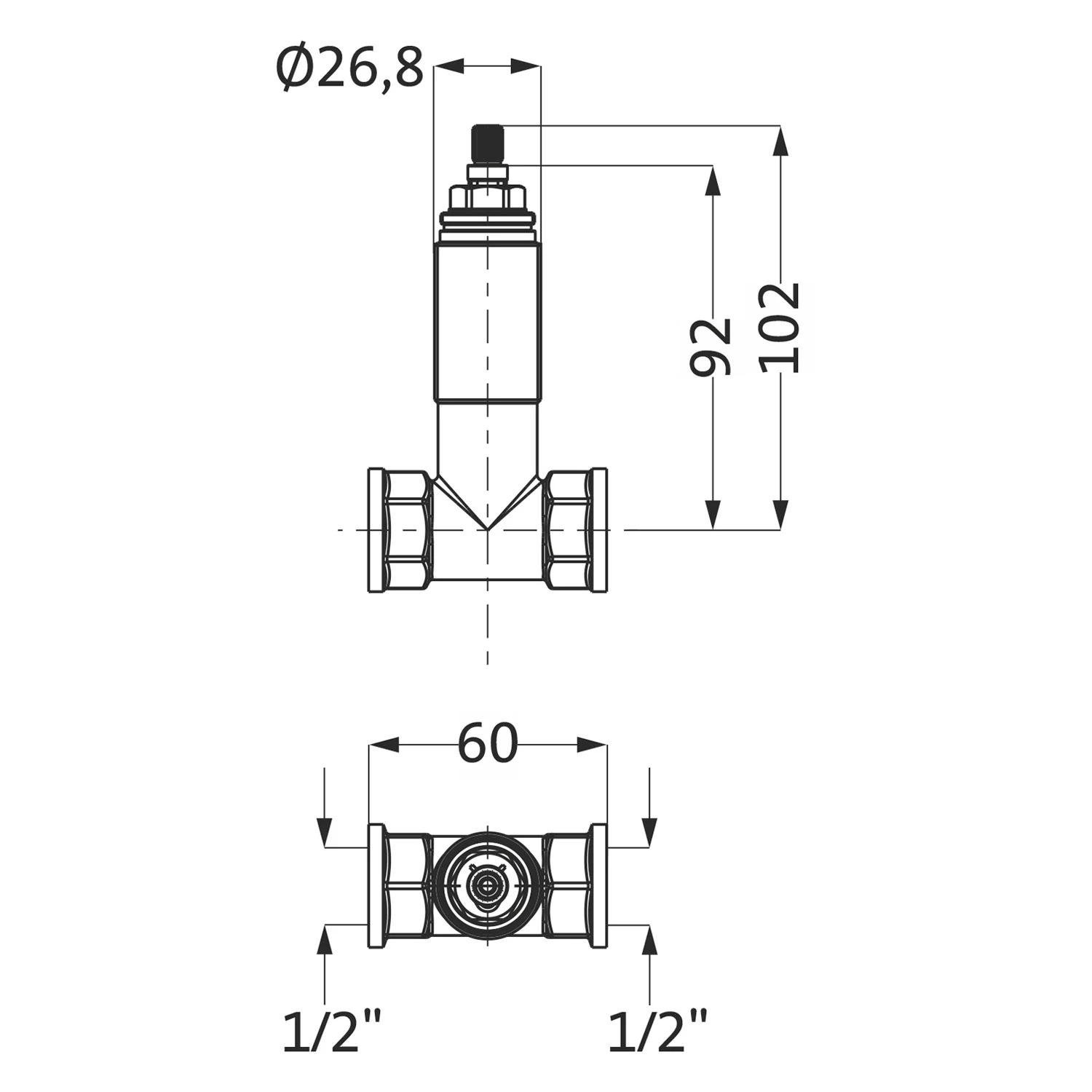 Herzbach LOGIC Universal-Unterputz-Ventil Bild 2