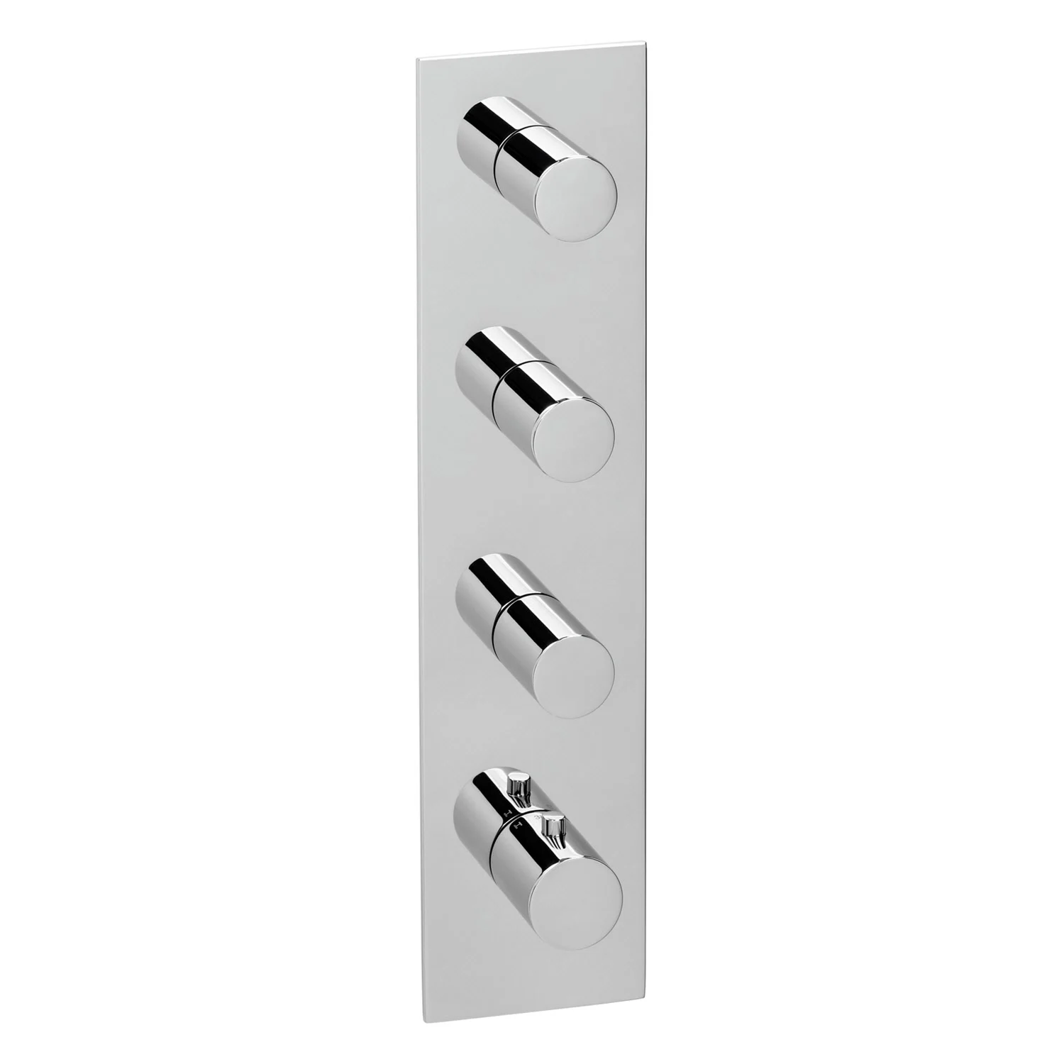 Herzbach LOGIC XL 3 Thermostat-Farbset 1 Blende und 4 Griffe