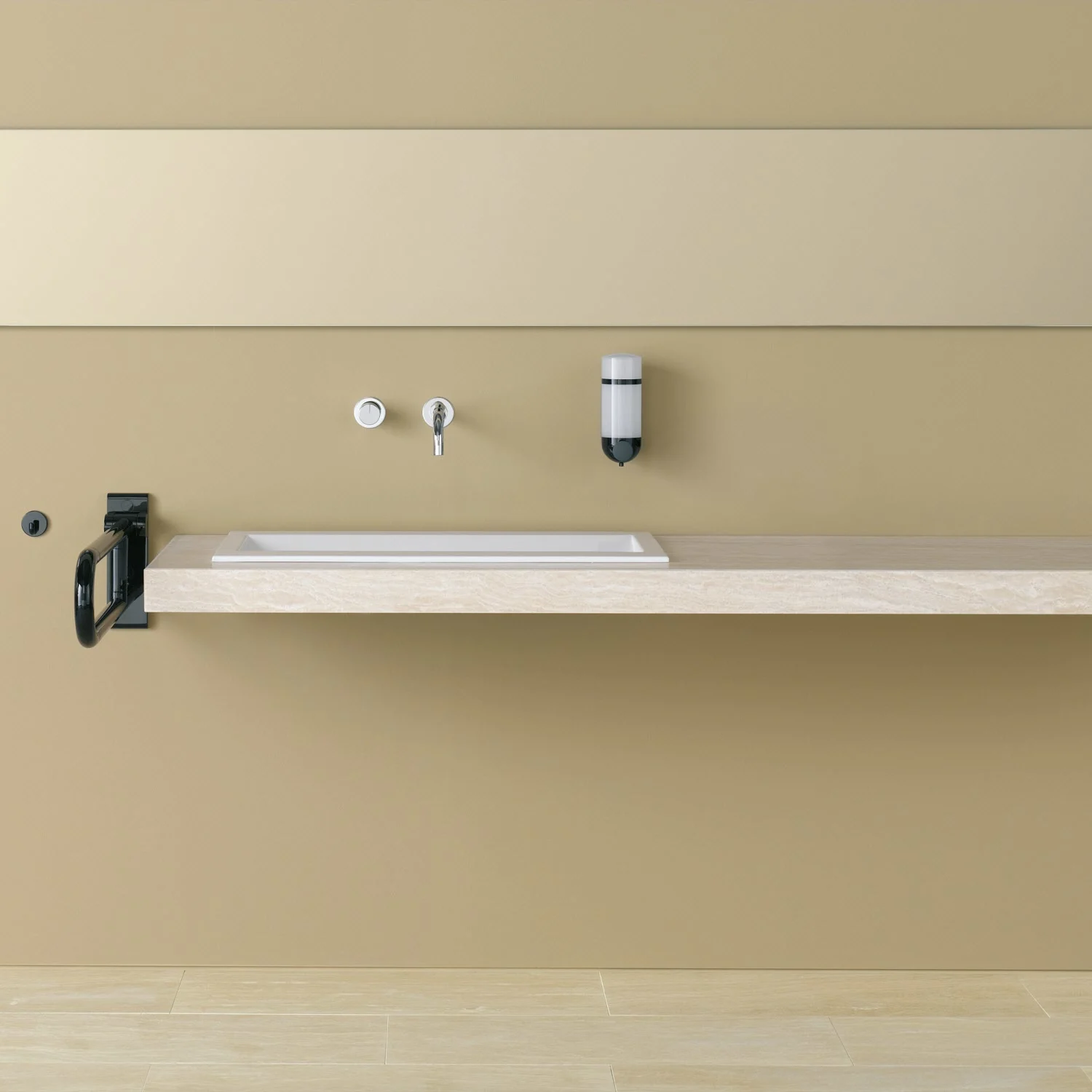 HEWI Serie 801 Stützklappgriff 60 cm Bild 2