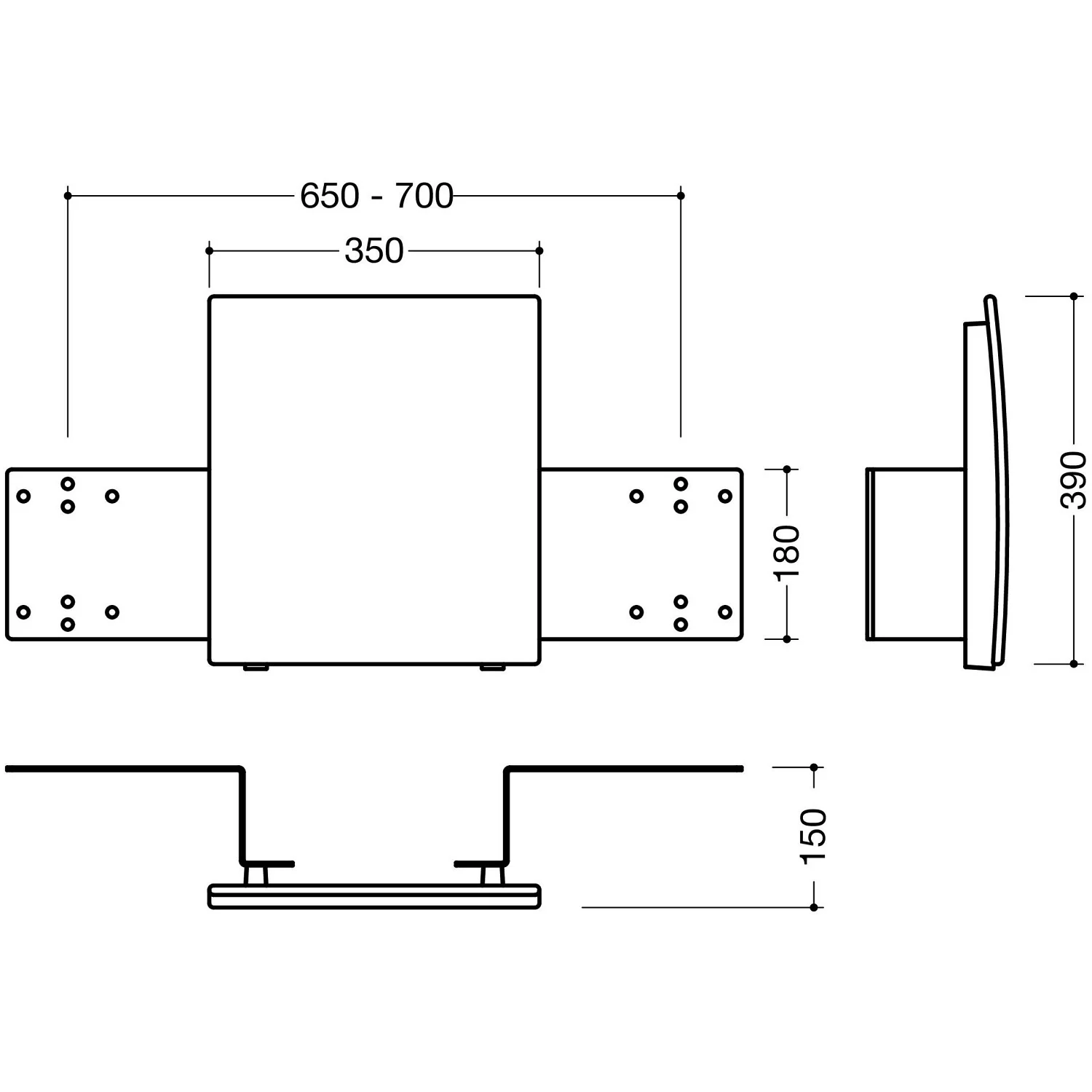 HEWI Rückenstütze Bild 2