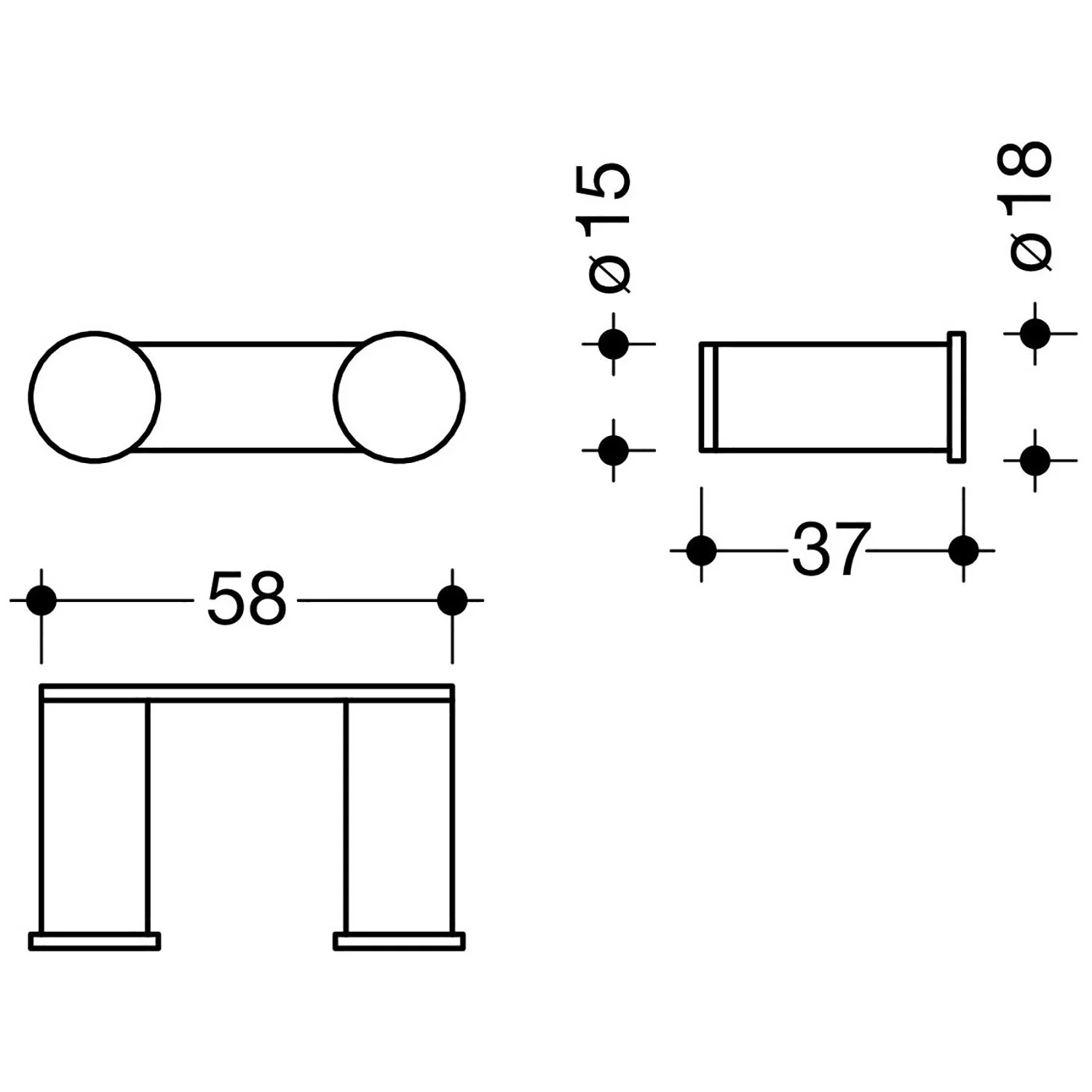 HEWI System 162 Doppelhaken Bild 2