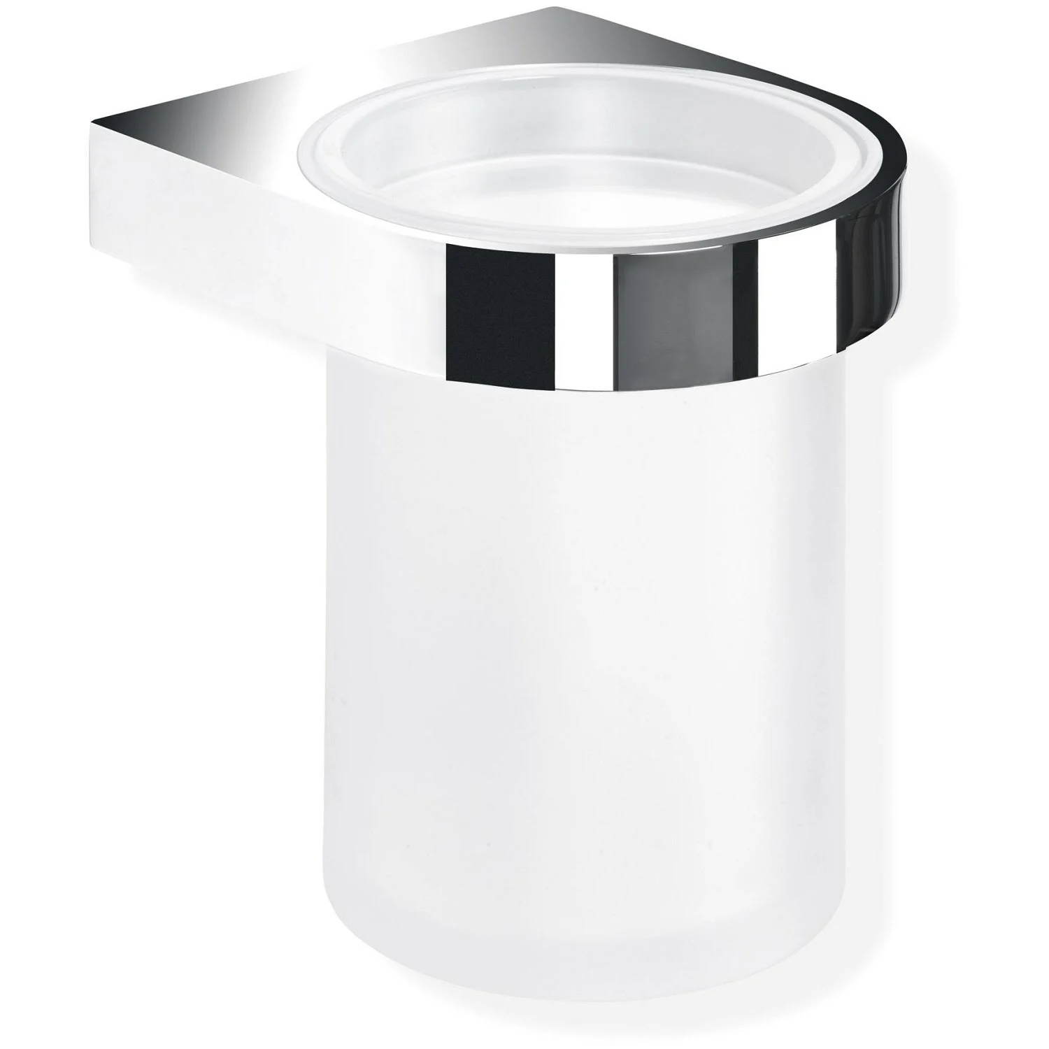 HEWI System 800 Becher aus Kristallglas mit Halter