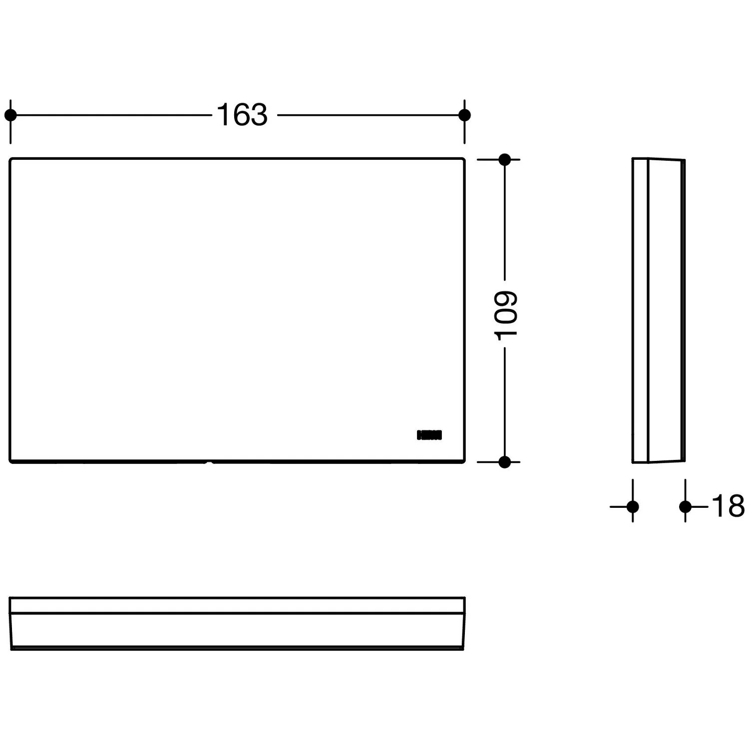HEWI System 900 Montageplatte mit Abdeckung für mobile Sitze Bild 2