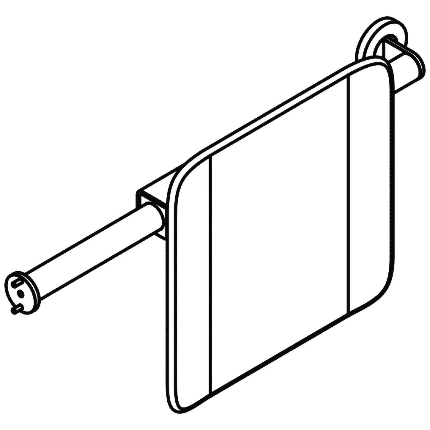 HEWI System 900 Rückenstütze Design A rechts, Achsmaß verstellbar, breit Bild 2