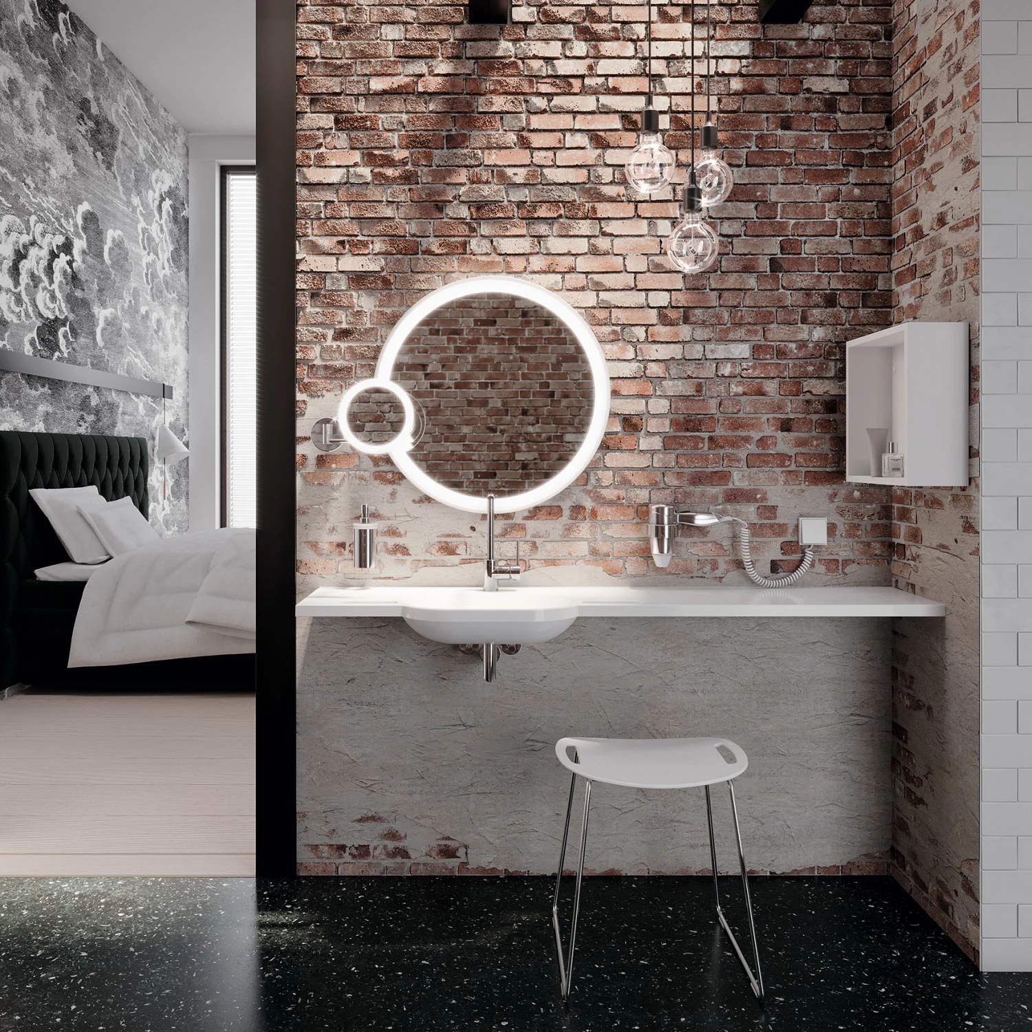 HEWI System 900 Seifenspender mit Halter Bild 2