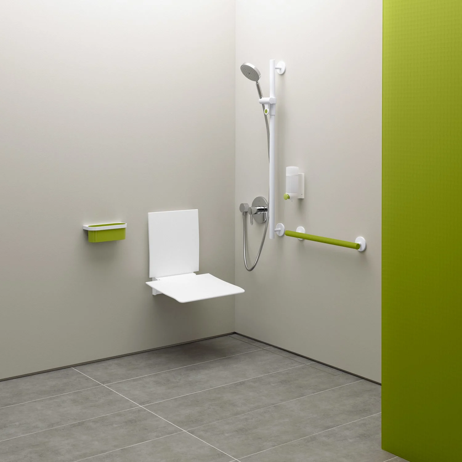 HEWI Rückenlehne für Klappsitze Bild 2