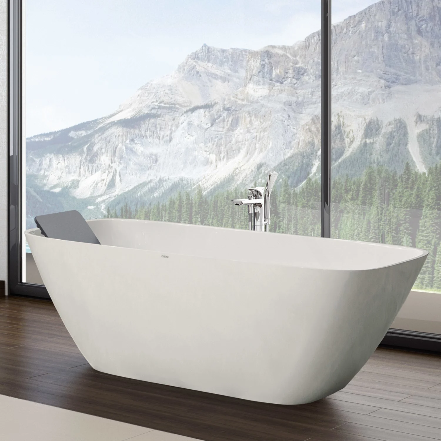 Hoesch Lasenia Oval-Badewanne 160 x 75 cm freistehend Bild 3