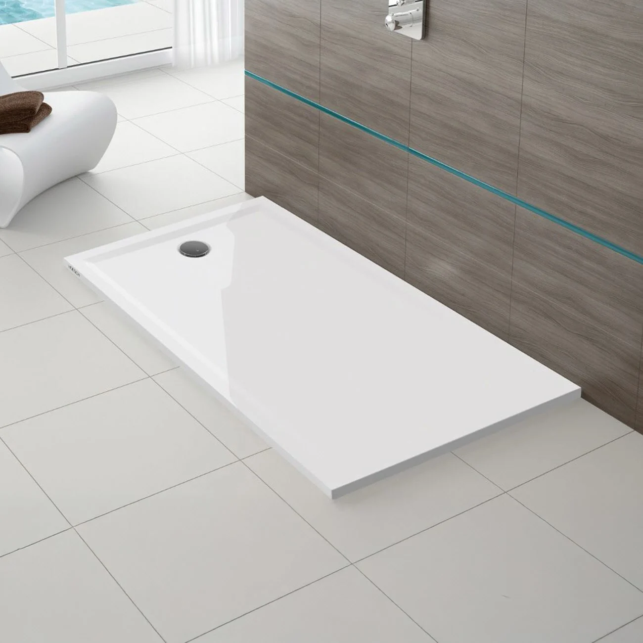 Hoesch Muna S Rechteckduschwanne 120 x 100 cm