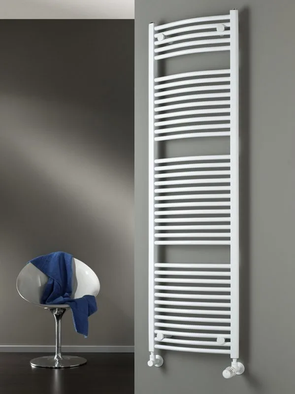 HSK Line Round Badheizkörper 50 x 177,5 cm, Anschlüsse mittig