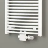 HSK Line Round Badheizkörper 50 x 77,5 cm, Anschlüsse mittig Bild 4