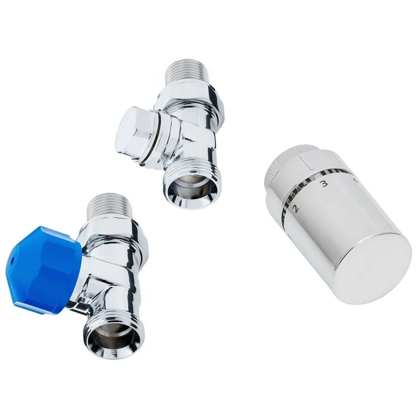 HSK Heizkörper Anschluss-Set Seitenanschluss Boden