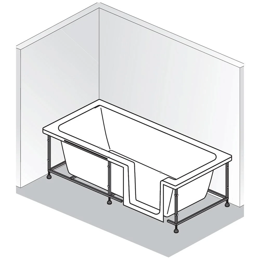 HSK Dusch-Badewanne Dobla 160 cm Einstieg rechts Bild 4