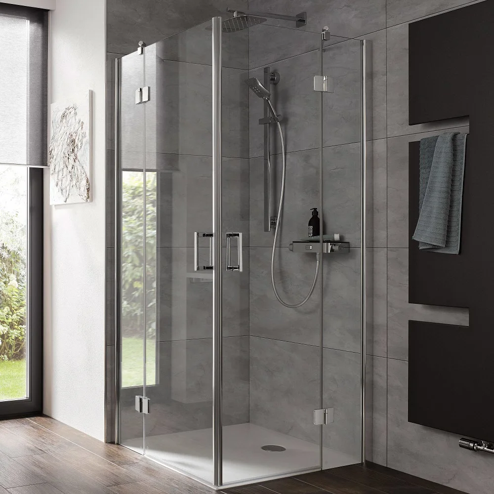 HSK Aperto Eckeinstieg pendelbar 4-teilig 80 x 100 cm