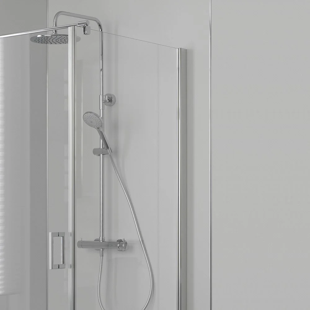 HSK Aperto verkürzte Seitenwand für Drehtür pendelbar, 80 cm
