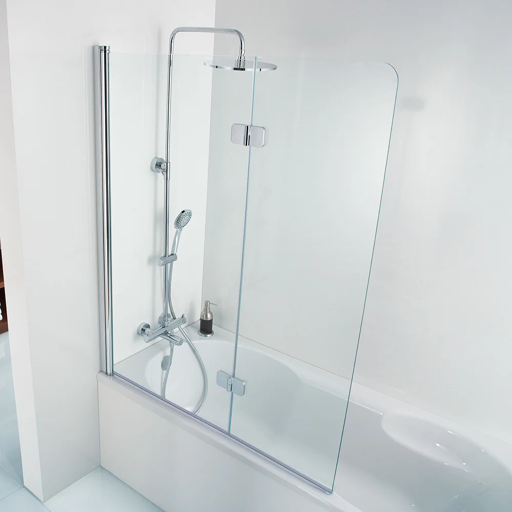 HSK Premium Softcube Badewannenaufsatz 2-teilig, Anschlag links