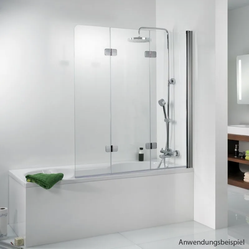 HSK Premium Softcube Badewannenaufsatz 3-teilig, Sondermaß, Anschlag rechts Bild 3