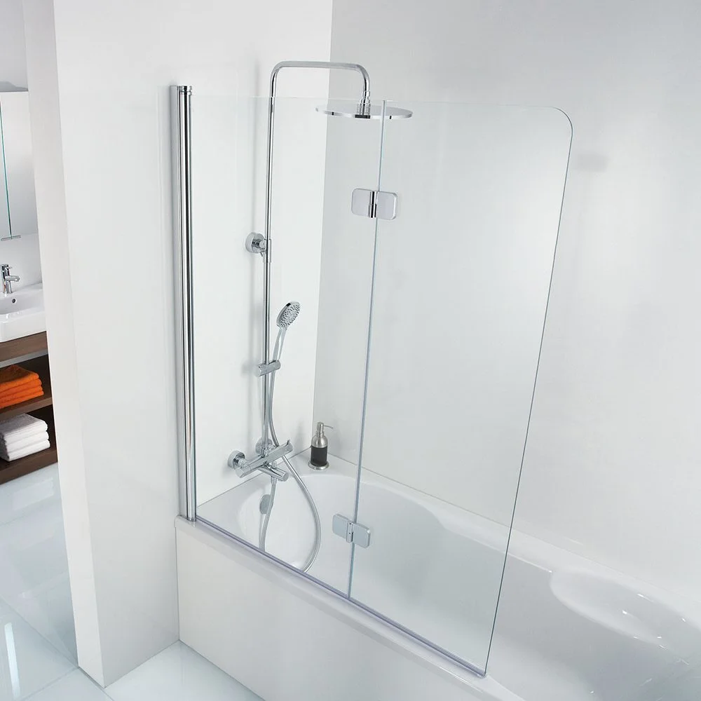 HSK Premium Softcube Badewannenaufsatz 2-teilig Anschlag links