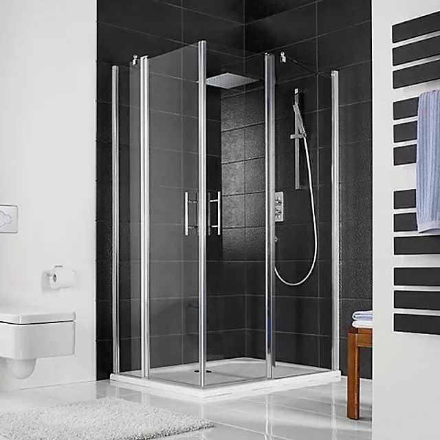 HSK Favorit Nova Eckeinstieg 4-teilig 90 x 80 x 195 cm