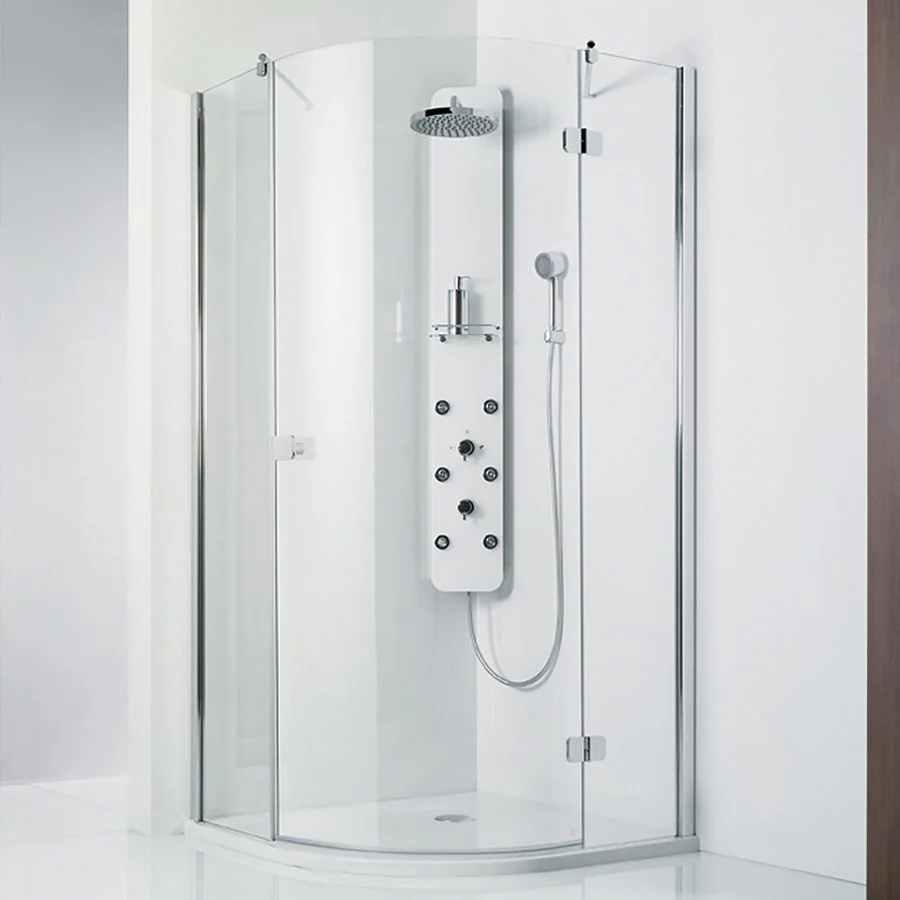 HSK Premium Softcube Runddusche 3-teilig Sondermaß, Anschlag rechts