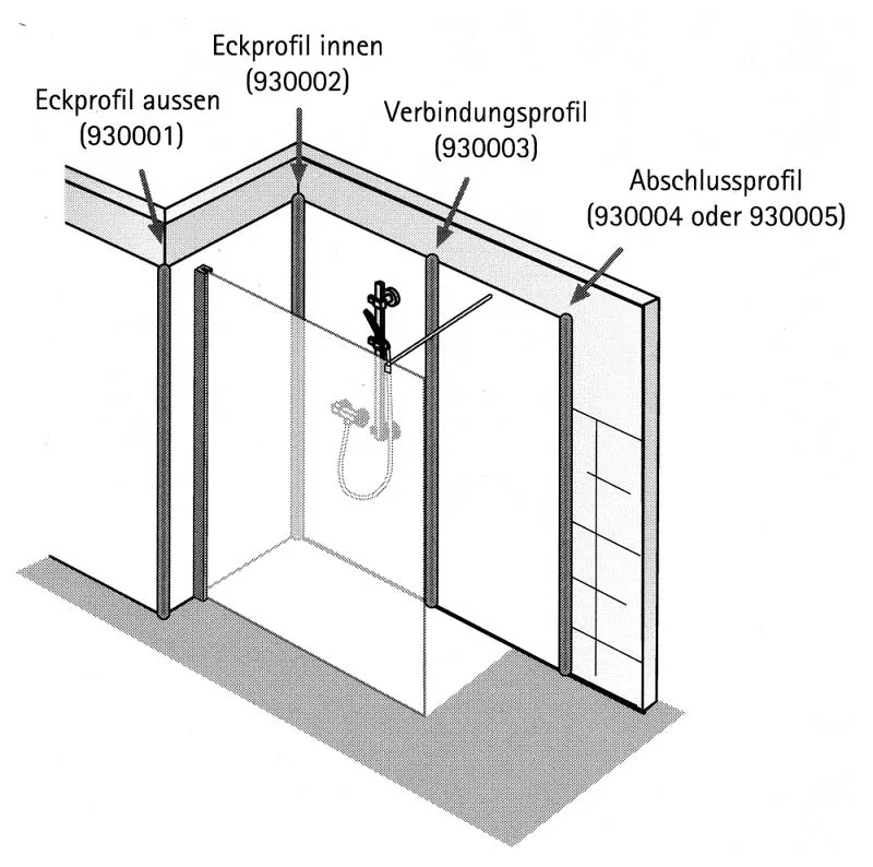 HSK RenoDeco Profile,Verbindungsprofil Bild 2