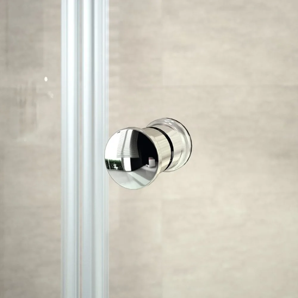 HÜPPE Alpha 2 teilgerahmt 4-Eck Gleittür 1-teilig mit festem Segment, 130 x 190 cm, Glas ohne Anti-Plaque Bild 2