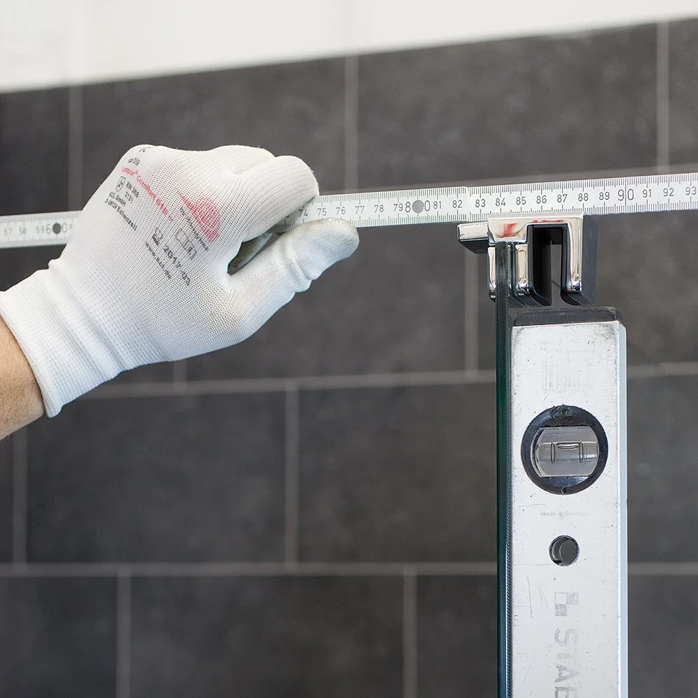 HÜPPE Aufmaß und Montage für Ecklösung bis Breite 100 cm