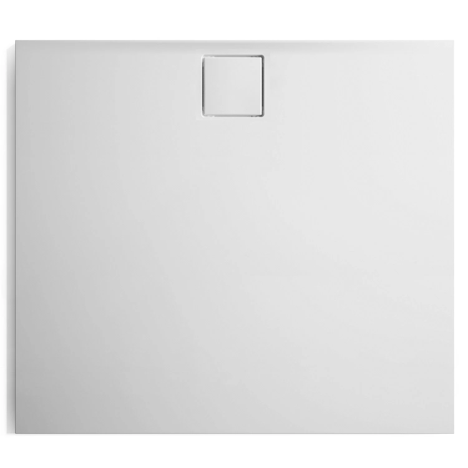 HÜPPE EasyFlat 4-Eck Duschwanne 100 x 90 cm, Ablauf an langer Seite