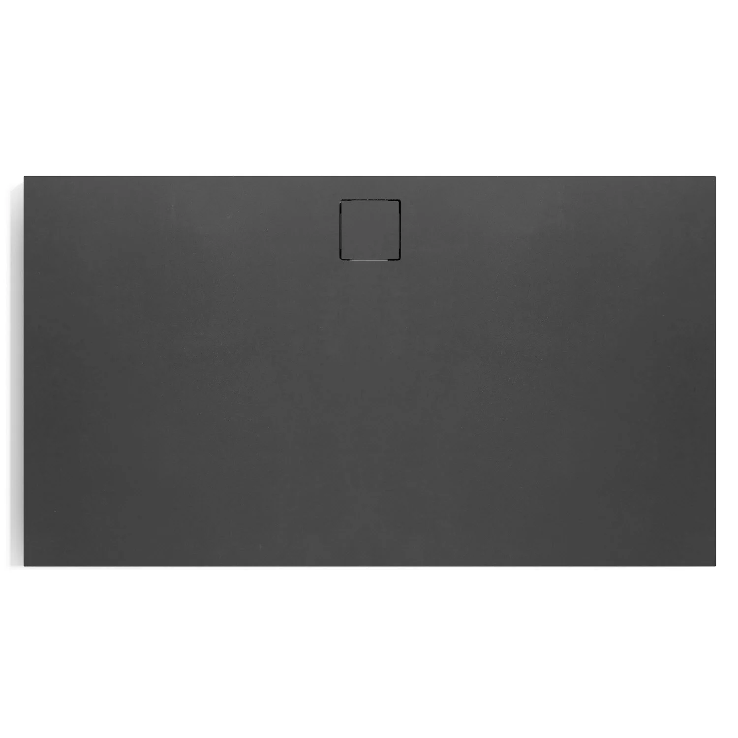 HÜPPE EasyFlat 4-Eck Duschwanne 160 x 90 cm, Ablauf an langer Seite