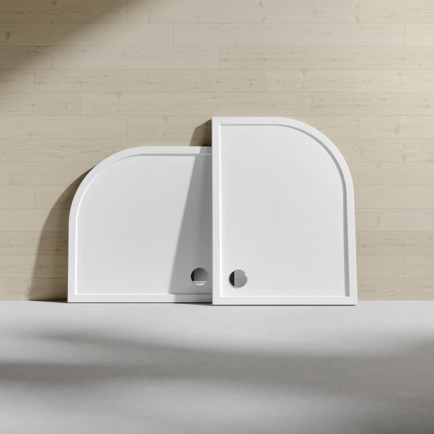 HÜPPE Purano Viertelkreisduschwanne 80 x 80 cm Bild 4