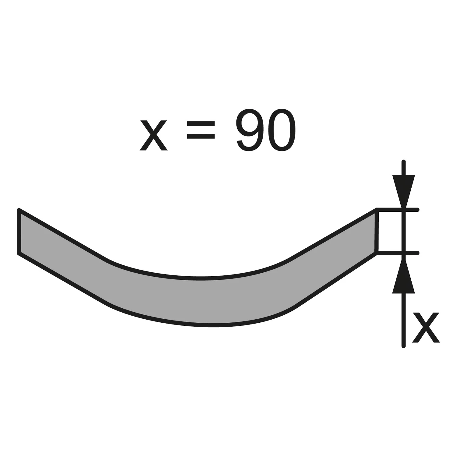 HÜPPE Purano Schürze für Viertelkreisduschwanne 90 x 90 cm Bild 4