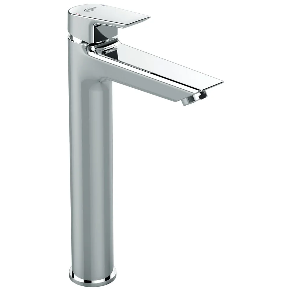 Wysoka chromowana bateria umywalkowa widok z boku, Ideal Standard