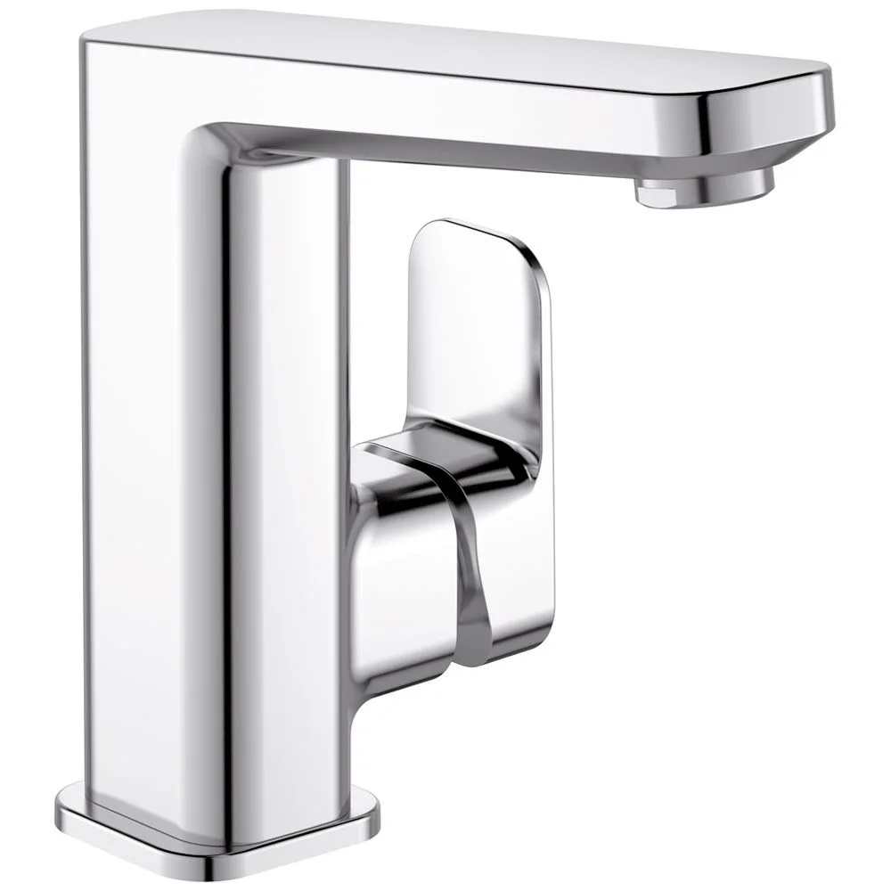 Chromowana bateria widok z przodu na białym tle, Ideal Standard