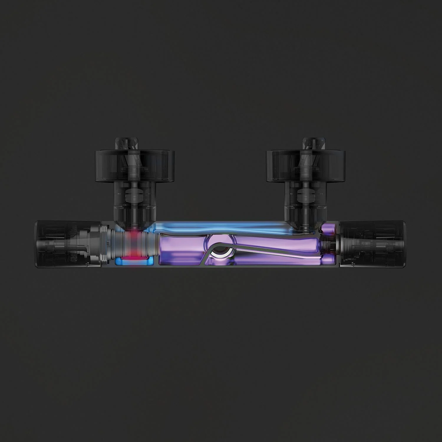 Rysunek techniczny baterii z góry, Ideal Standard