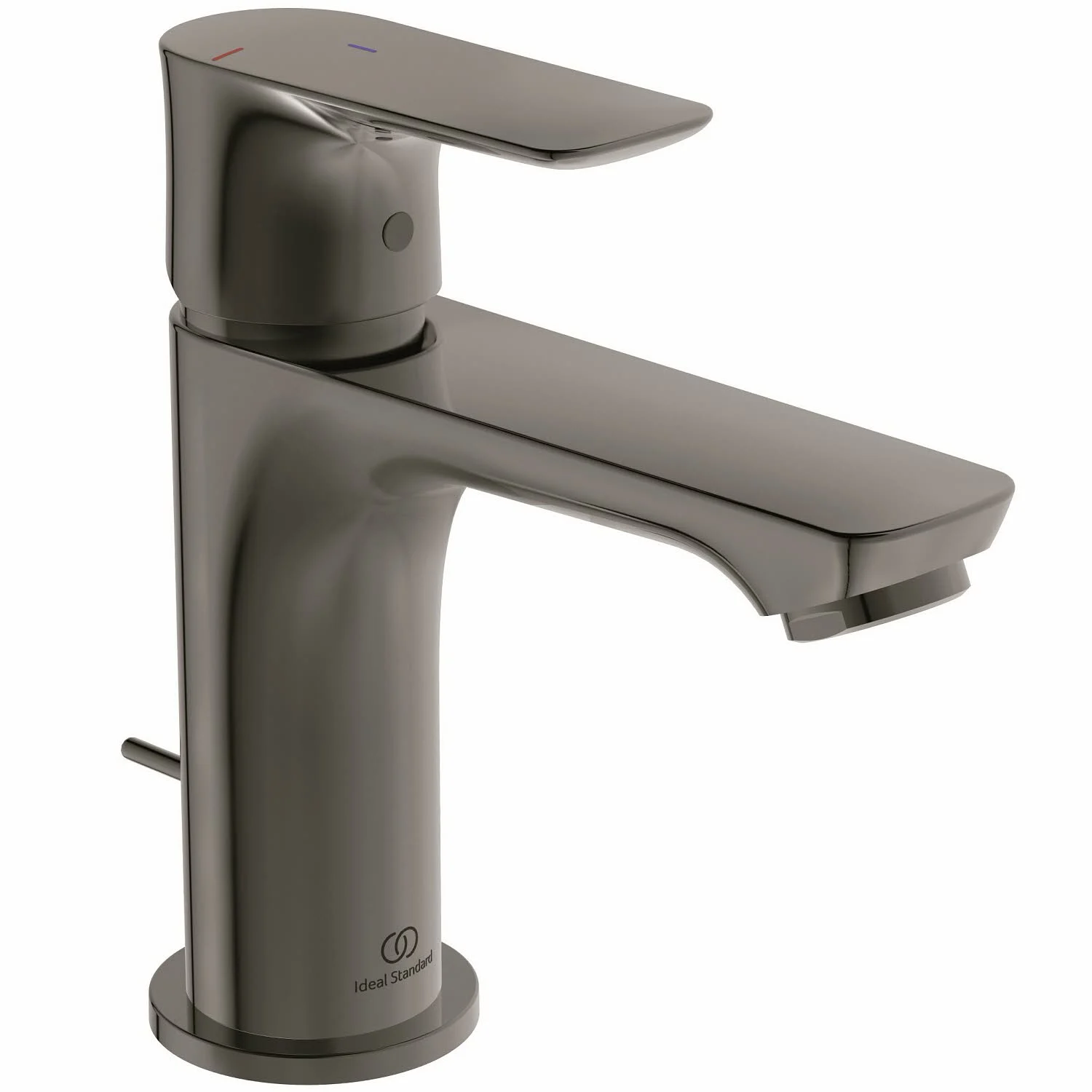 Ciemna bateria umywalkowa z widokiem z boku, Ideal Standard