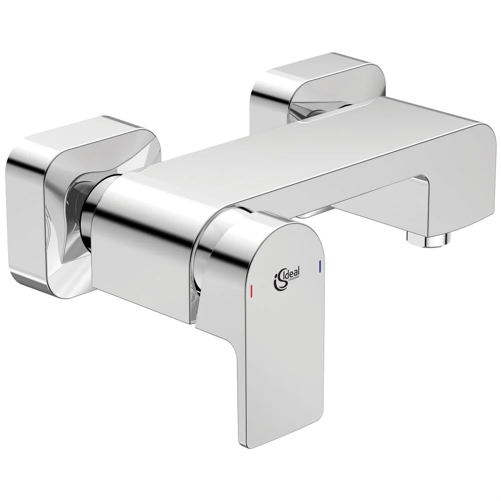 Chromowana bateria prysznicowa widok z boku, Ideal Standard