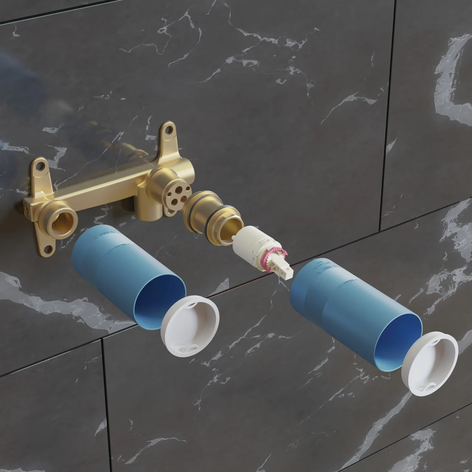 Ideal Standard Unterputz-Bausatz 1 für Wand-Waschtischarmaturen