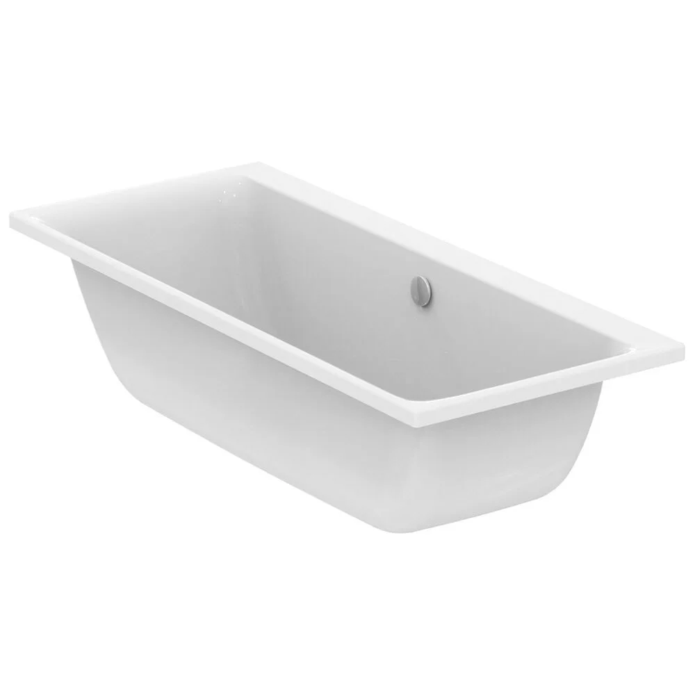 Biała wanna w widoku z boku wycięta, Ideal Standard