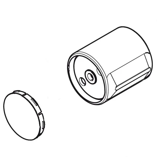 Rysunek techniczny części baterii, Ideal Standard