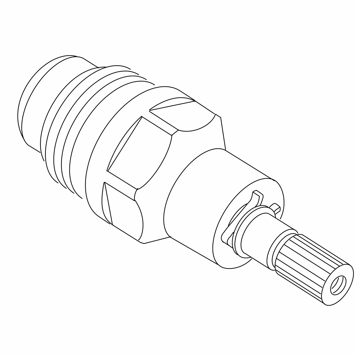 Rysunek techniczny części do baterii, Ideal Standard