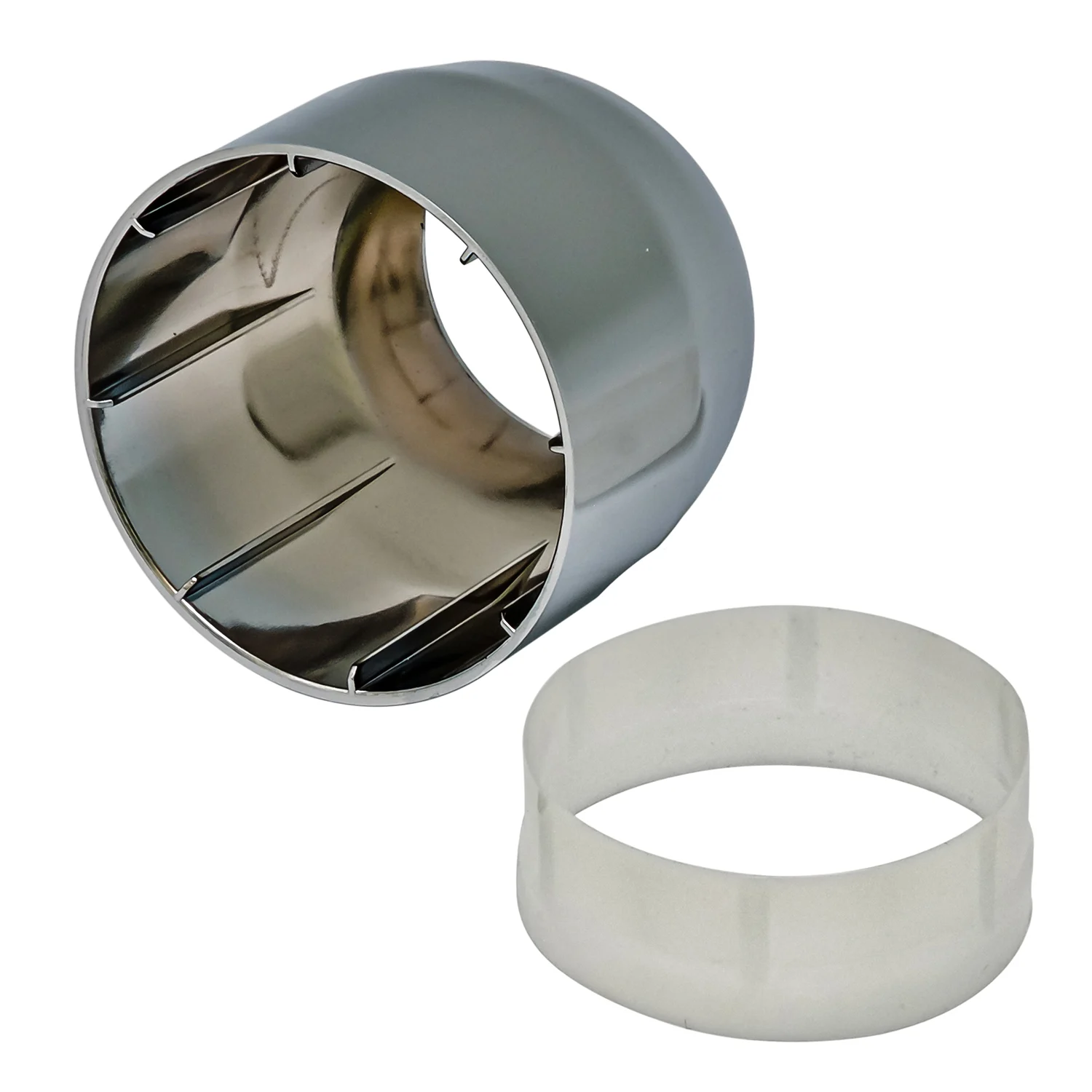 Metalowa część i plastikowy pierścień widok z boku, Ideal Standard