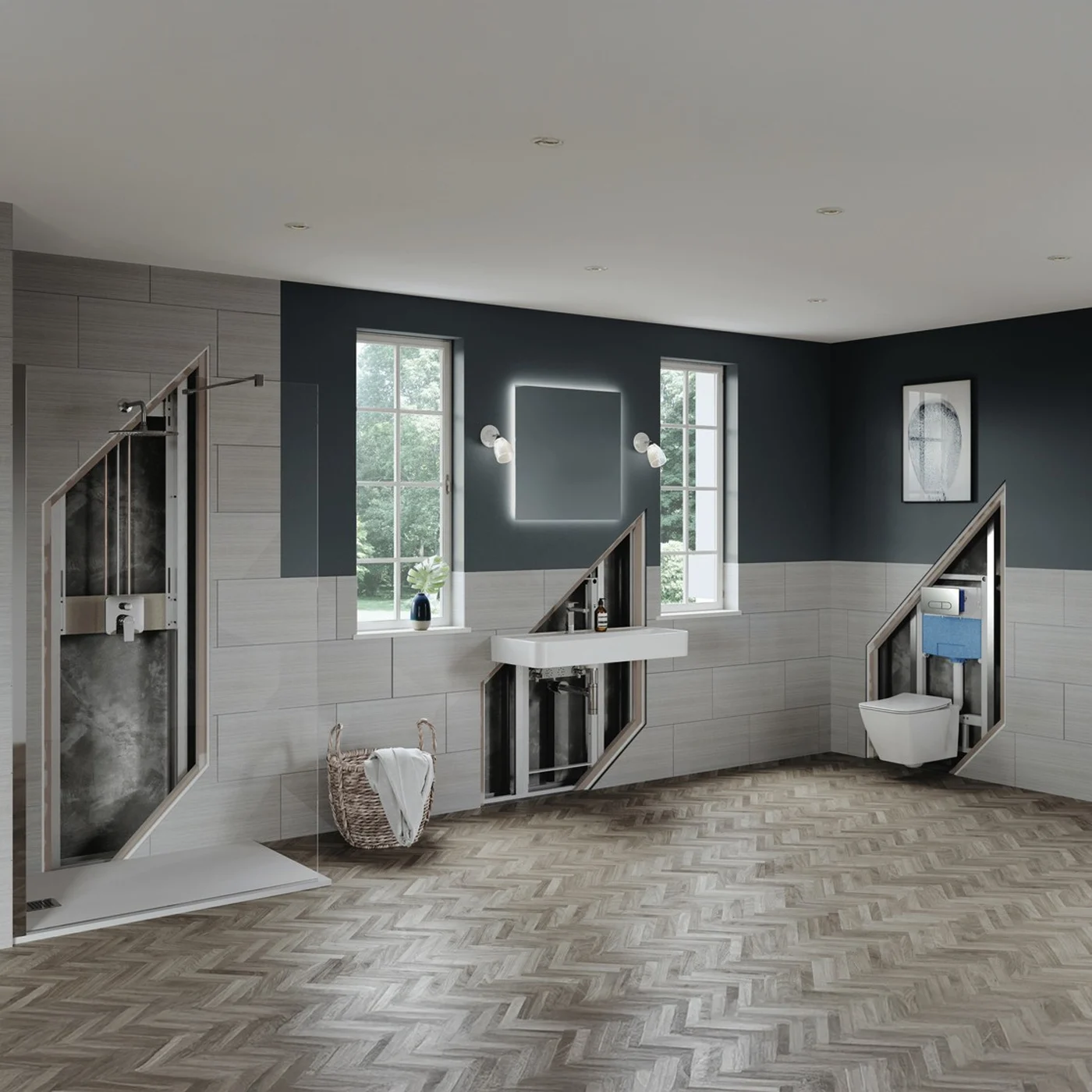 Ideal Standard ProSys WC-Element 120 M, mit UP-Spülkasten Bild 12